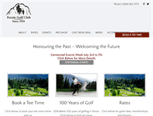 Tablet Screenshot of golffernie.com